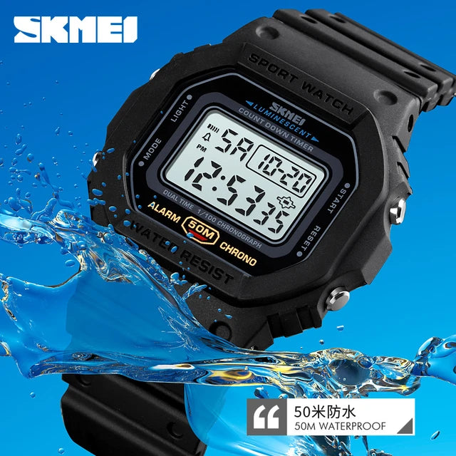 SKMEI Original Retro Digital Watch